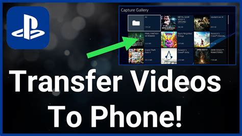 Can I transfer videos from PS4 to phone?