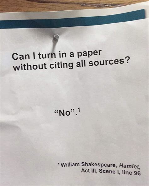 Can I turn in a paper without citing all sources?