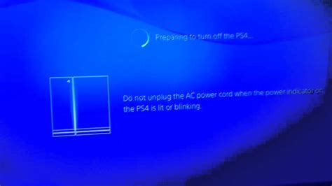 Can I turn off my PS4 while updating?