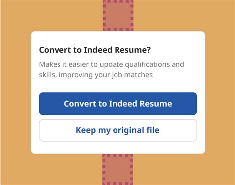 Can I upload a PDF resume to Indeed?