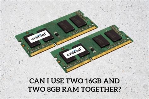 Can I use 2 16gb and 2 8gb RAM together?