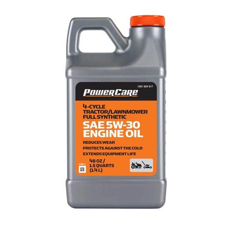 Can I use 5w30 oil in my lawnmower?