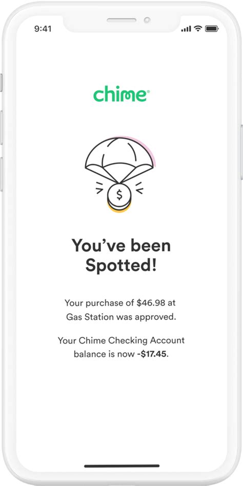 Can I use Chime spot me if my account is negative?