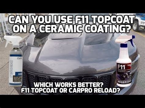 Can I use F11 on ceramic coating?