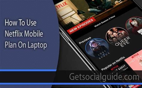 Can I use Netflix mobile plan on laptop?