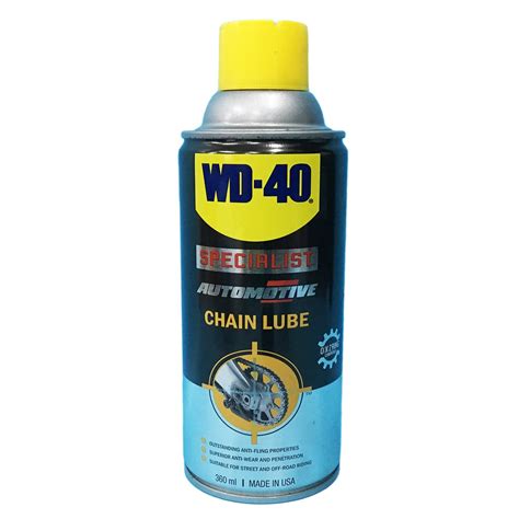 Can I use WD-40 as chain oil?