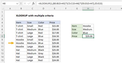 Can I use Xlookup with two criteria?