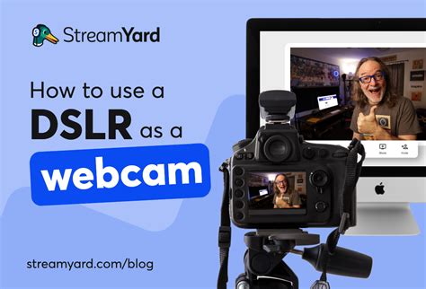 Can I use a DSLR camera as a webcam?