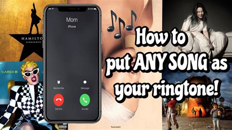 Can I use a song as a ringtone?