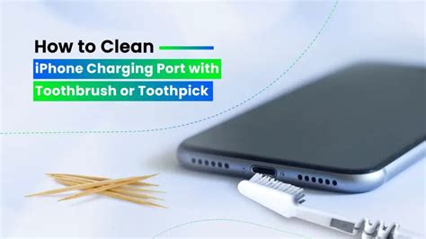 Can I use a toothpick to clean my charging port?