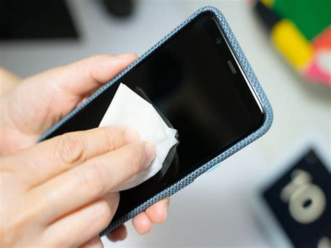 Can I use alcohol wipes to clean my phone?