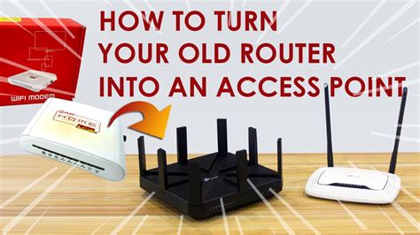 Can I use an old router as a Wi-Fi access point?