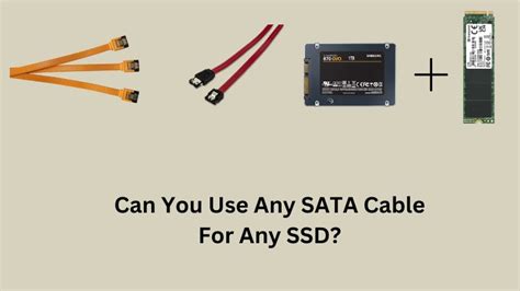 Can I use any SATA power cable for SSD?