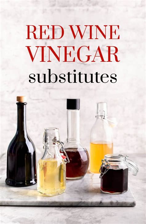 Can I use apple vinegar instead of red wine?