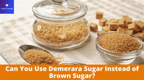 Can I use demerara sugar instead of normal sugar?