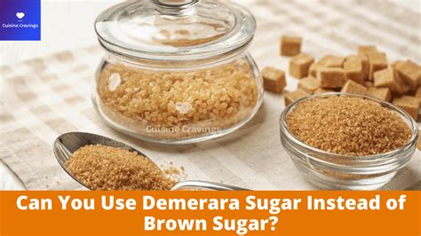 Can I use demerara sugar instead of white sugar?