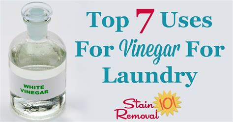 Can I use distilled vinegar for laundry?