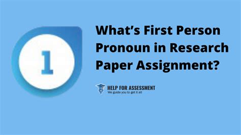 Can I use first person in a research paper?