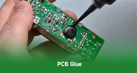 Can I use glue on a PCB?