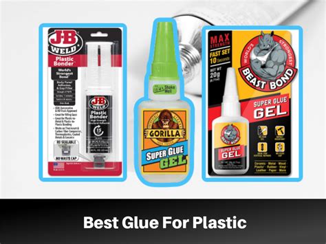 Can I use glue on plastic?