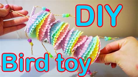 Can I use glue to make bird toys?