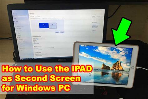 Can I use iPad as second monitor for PC?