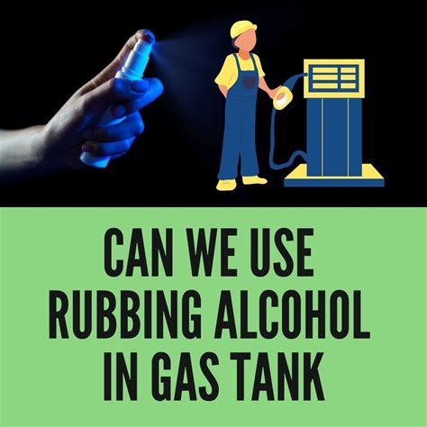 Can I use isopropyl alcohol to remove water from gas tank?