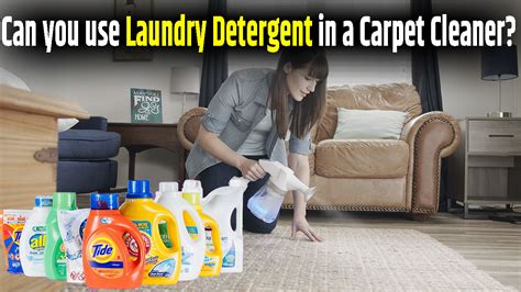 Can I use laundry detergent in my carpet cleaner reddit?