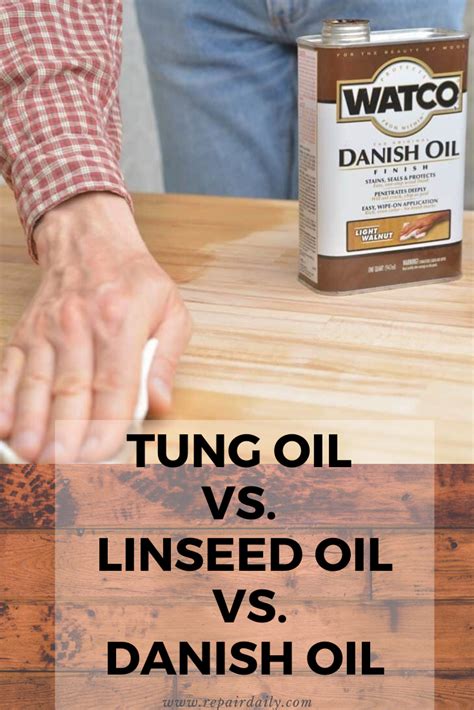 Can I use linseed oil instead of Danish Oil?
