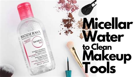 Can I use micellar water to clean makeup brushes?