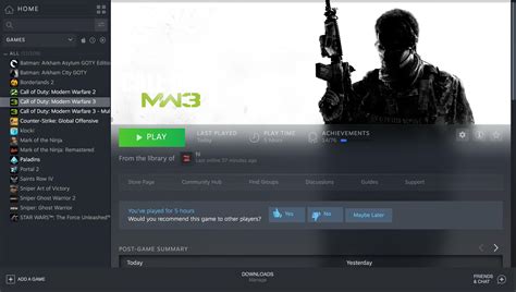 Can I use my COD account on Steam?