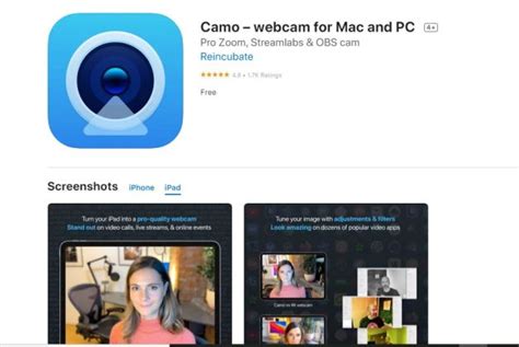 Can I use my iPad as a webcam?