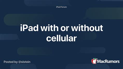 Can I use my iPad without cellular?