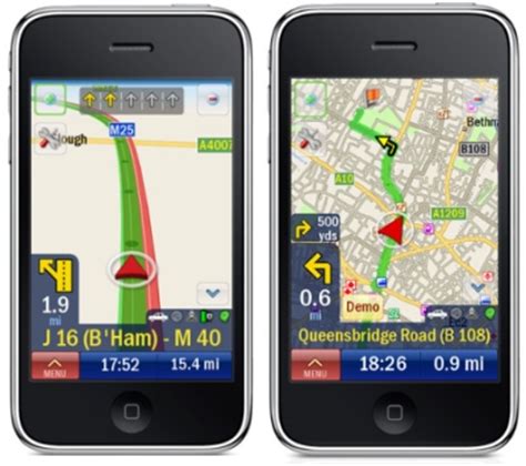 Can I use my iPhone as a sat nav?