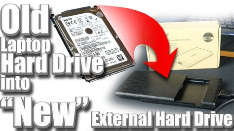 Can I use my old laptop hard drive as an external?
