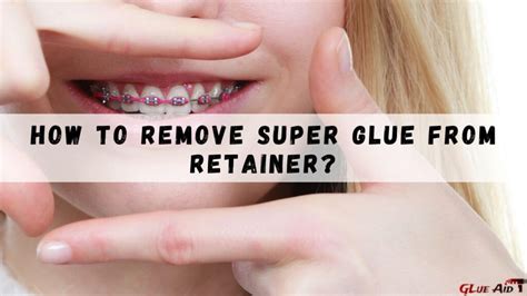 Can I use nail glue on my retainer?