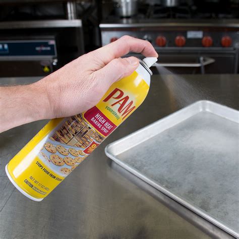 Can I use non-stick spray in oven?