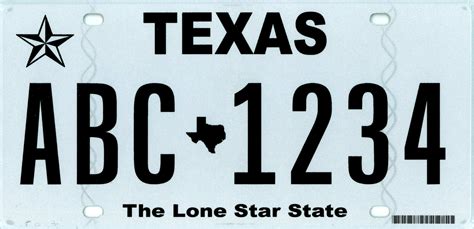 Can I use one license plate in Texas?
