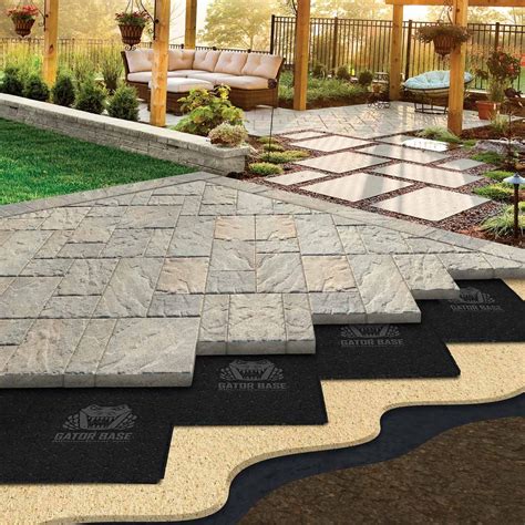 Can I use pavers for deck foundation?