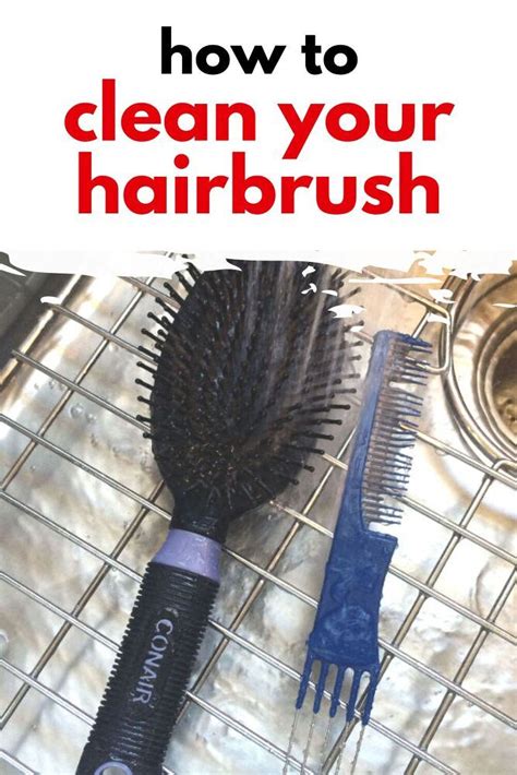 Can I use regular vinegar to clean my hairbrush?