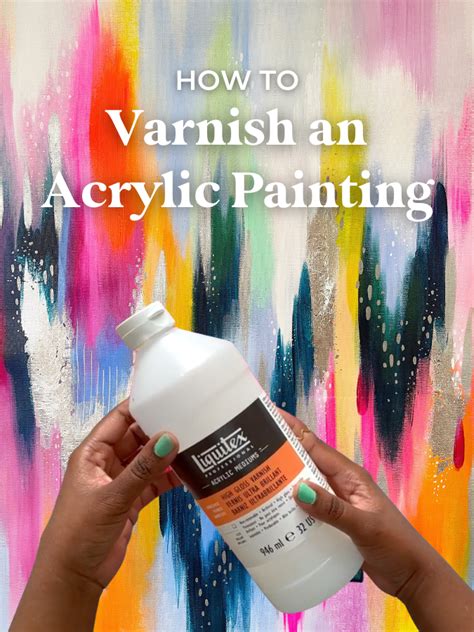 Can I use spray varnish on acrylic paint?