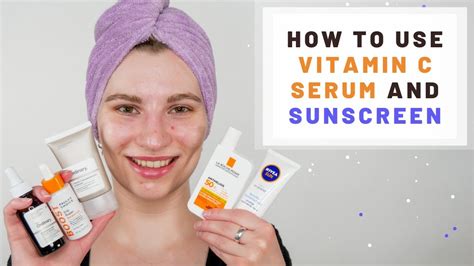 Can I use sunscreen after vitamin C serum?