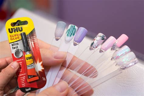 Can I use super glue as nail glue?