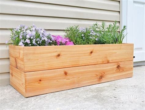 Can I use untreated wood for a planter box?