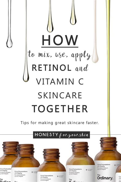 Can I use vitamin C with retinol?