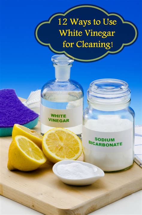 Can I use white vinegar for cleaning?