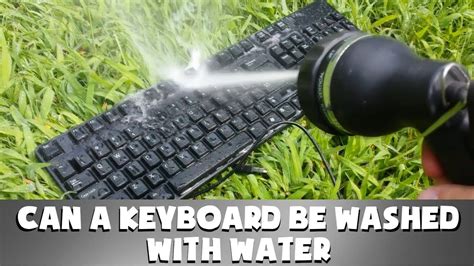 Can I wash keyboard with water?