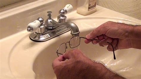 Can I wash my glasses in the shower?