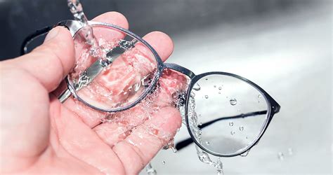 Can I wash photochromic glasses?