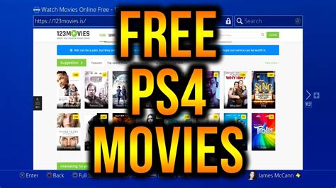 Can I watch free movies on PS4?
